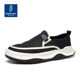 Padaso new men's comfortable and fashionable slip-on men's shoes Japanese retro casual shoes breathable cloth shoes 230466