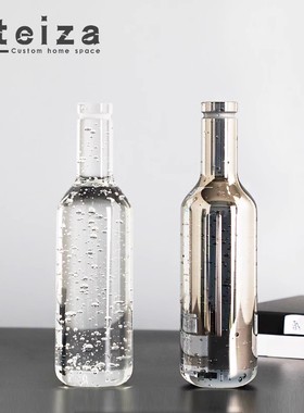 轻奢风水晶欧美样板房间软装饰品