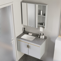 Washbasin Washbasin Cabinet Composition Bath Cabinet Cabinet Extremely Narrow Rock Cm Board Small Family Type 40 Wash Table Toilet Mini