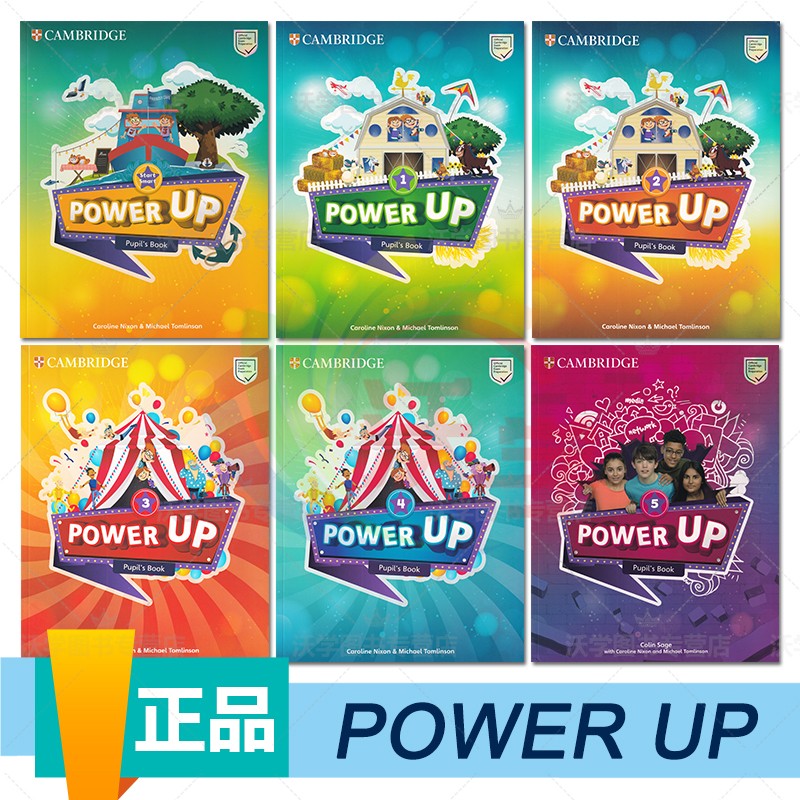 剑桥少儿英语教材Power Up starter/1/2/3/4/5/6级原版进口powerup剑桥英语教材小学英语教材 YLE flyers考试英文官方备考书籍-图0