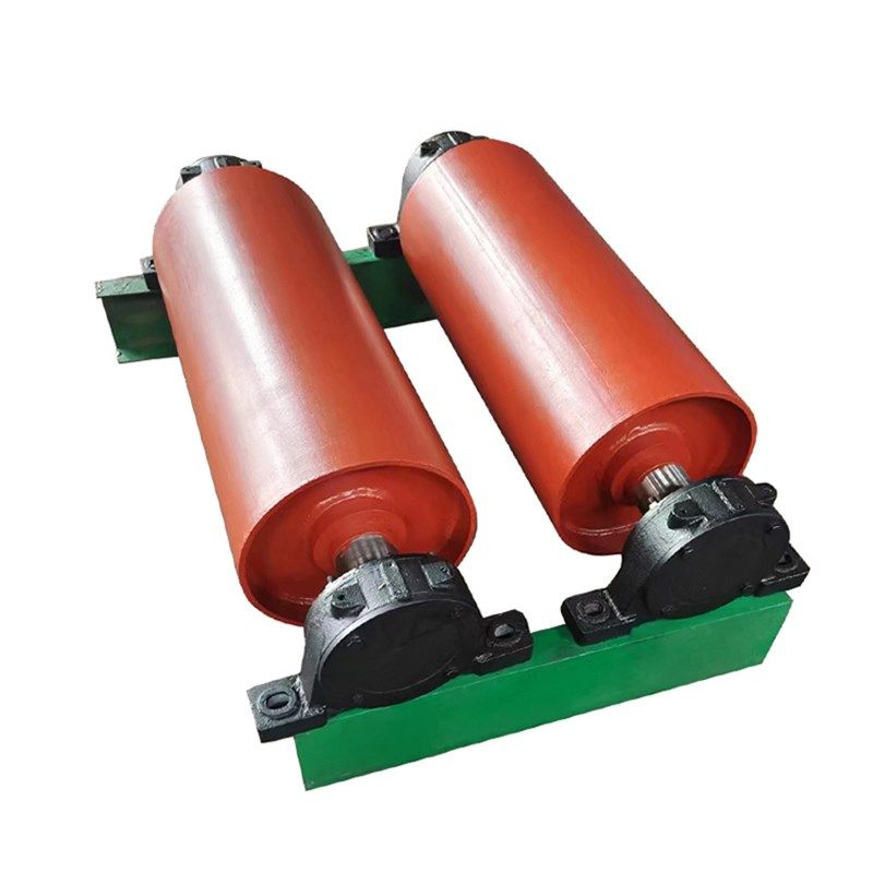 输送机皮带无动力托辊传动主动改向滚筒滚轴包胶头尾轮传送带配件,淘宝优惠券,粉丝福利购,淘宝优惠卷