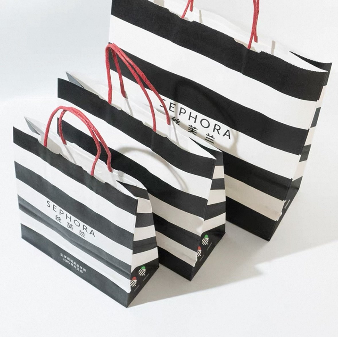 专柜正品 丝芙兰手提袋 纸袋 购物袋 礼品袋 包装袋  现货速发,淘宝优惠券,粉丝福利购,淘宝优惠卷