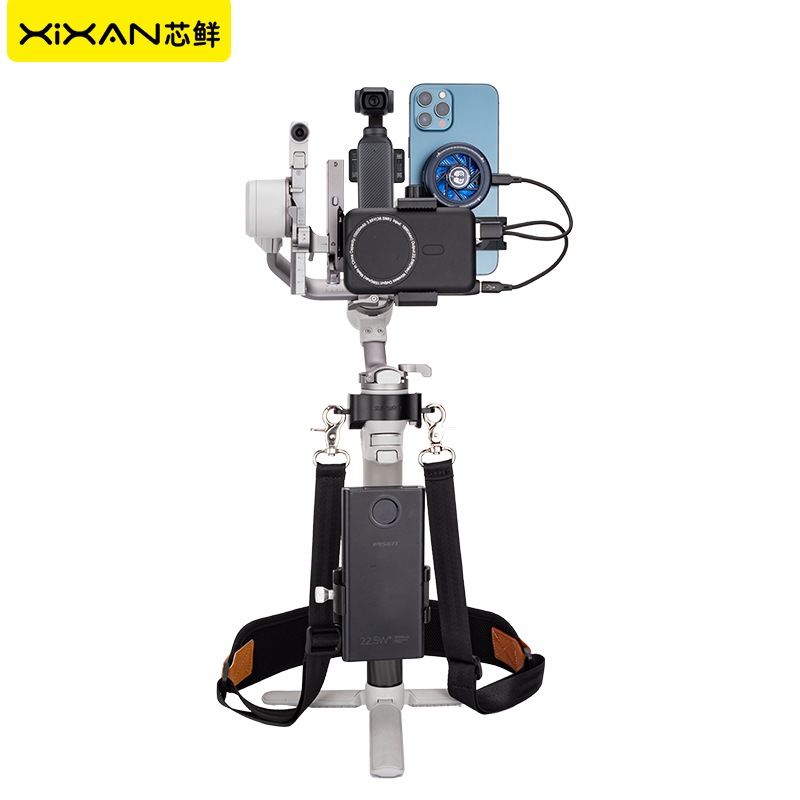 芯鲜PS21P手机直播大疆Pocket3短视频素材录制走播云台系统适用大疆RS4MiniRS3Mini浩瀚MT2飞宇蝎子Mini3Pro - 图3