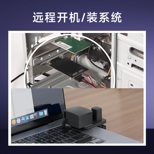 GLLINET RM1PE Удаленный IPKVM Удаленный компьютер поддержка POE Powered 32G Storage Cloud Management Self-Deployment Server Dote Boot and Install System Room NVR Камера камера