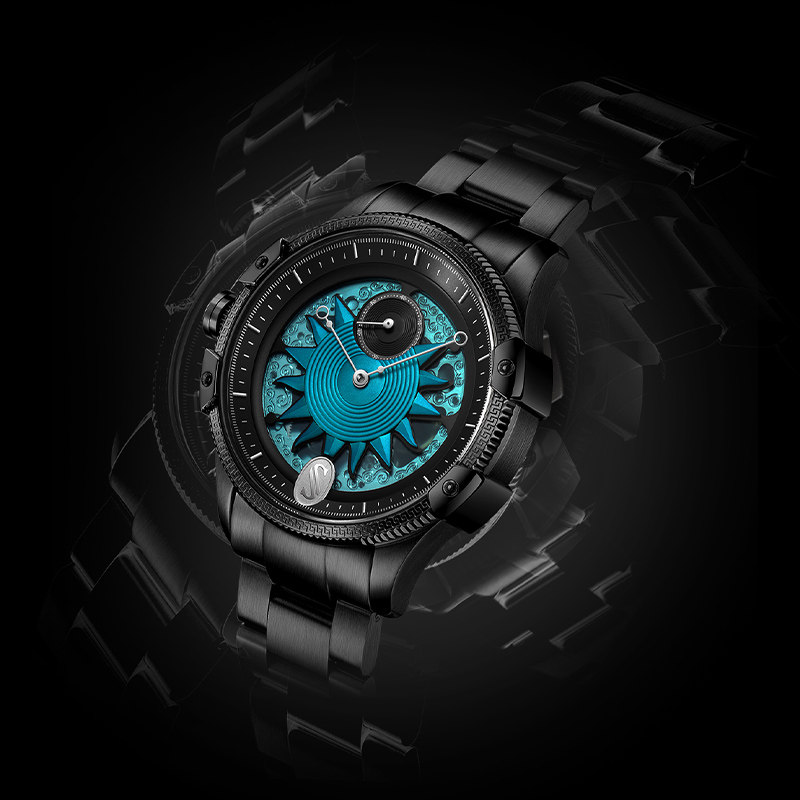 sniica史尼嘉男全自动镂空款机械表 sniica国产腕表