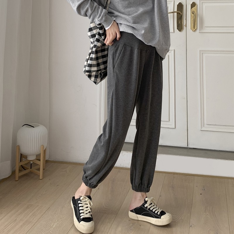 孕妇裤秋季外穿网红宽松时尚潮长裤 可想母婴孕妇灯笼裤