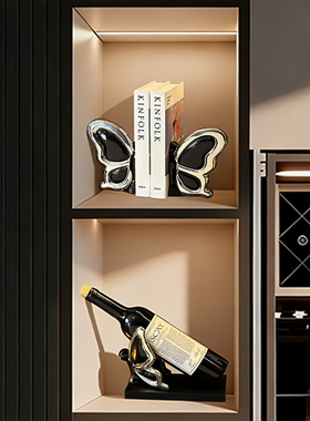 轻奢酒柜装饰品摆件高级感小众