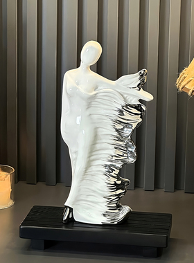 高级感轻奢高档人物艺术摆件