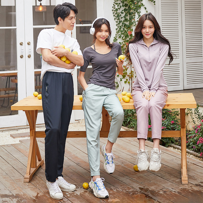 歌罗兰春秋款运动宽松黑色休闲裤 gerloean歌罗兰休闲裤