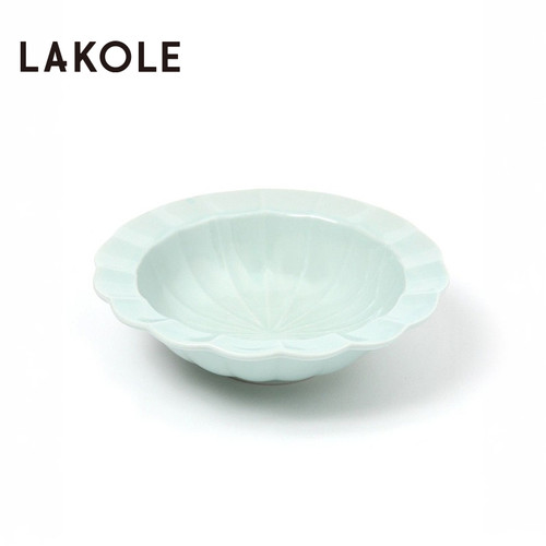 LAKOLE餐具2025年春季新款创意复古家用分餐日式餐桌汤盘196804 - 图0