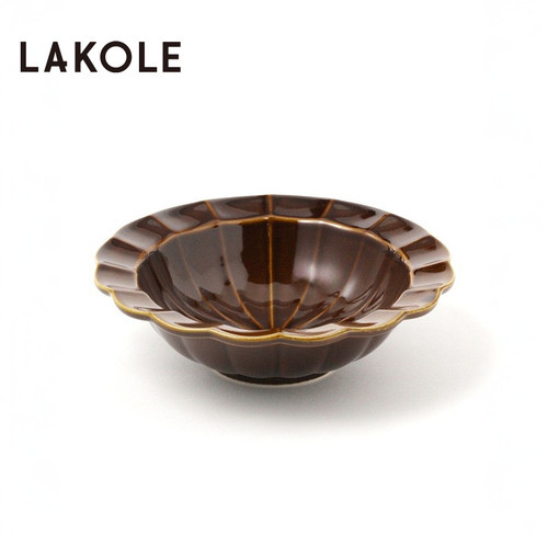 LAKOLE餐具2025年春季新款创意复古家用分餐日式餐桌汤盘196804 - 图2