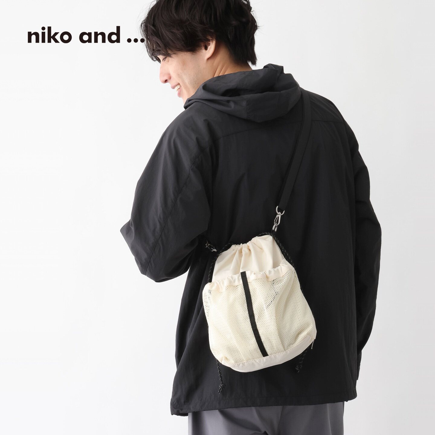 GLOBAL WORK Bag 2026 New Casual Sports Daily Portable Drawstring Design Shoulder Bag 660211