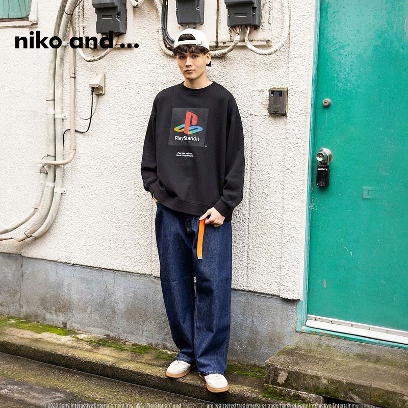 niko and ...PlayStation限定合作系列2025春秋廓形卫衣男284331 - 图1