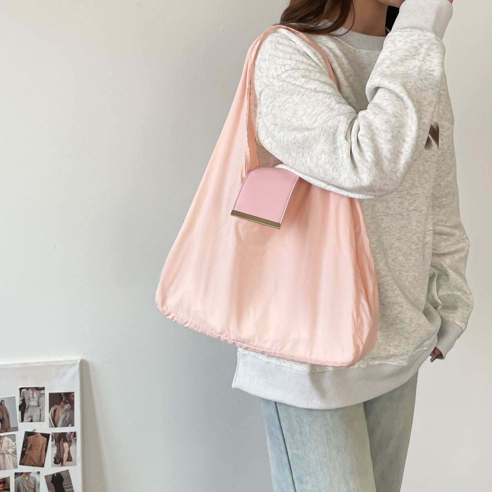 钥匙扣收纳包便携大容量环保购物袋2026马年新款创意通用背包配饰,淘宝优惠券,粉丝福利购,淘宝优惠卷