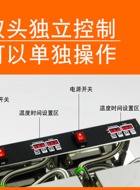 亿贝斯特双头热压三明治机商用