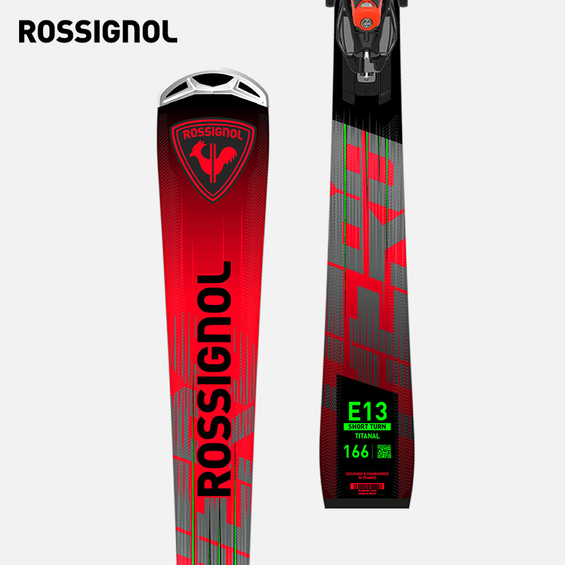 ROSSIGNOL金鸡25新品滑雪板双板竞技小回转红英雄HERO ELITE ST - 图0