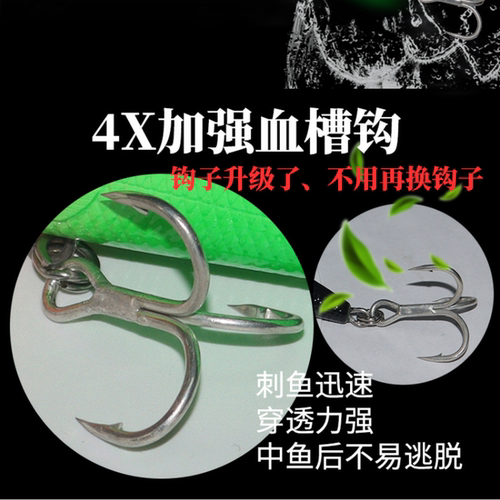 SD系长舌板浮水深潜拖钓米诺路亚鱼饵海拖钓硬饵响珠鳡鱼假饵包邮 - 图1