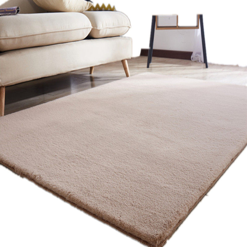 加厚客厅茶几毯ins风仿兔毛地毯 格丝诺地毯