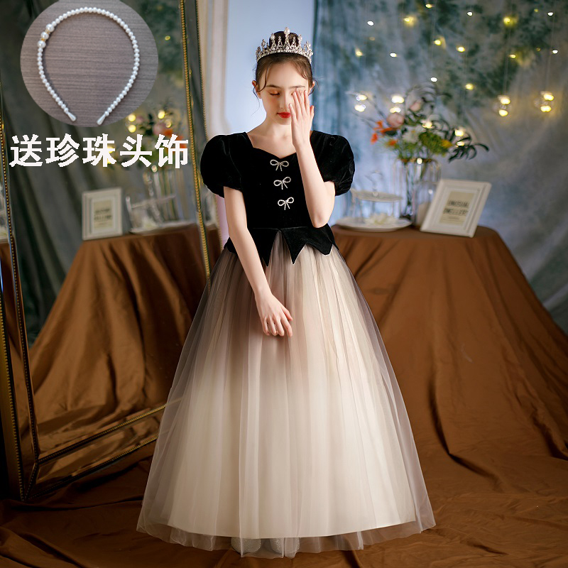 六一儿童合唱演出服小学初中生大合唱团诗歌朗诵服男女童表演礼服 - 图1