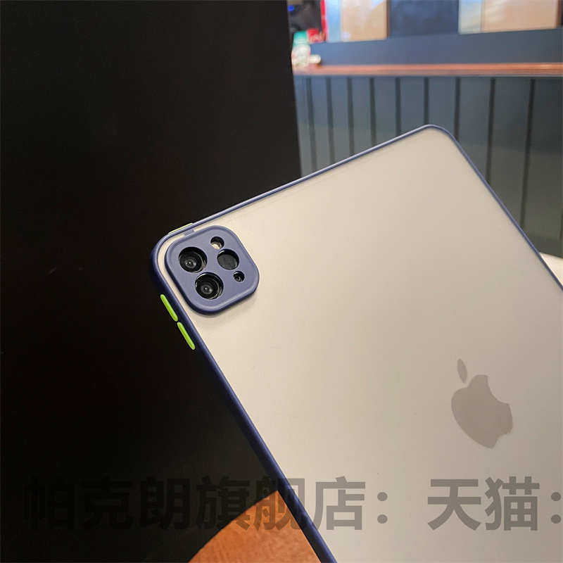 防摔亚克力ipad10代保护壳适用苹果mini6保护套简约硅胶硬壳轻薄ipad9/8/7无盖透明防弯Air4/5平板壳pro11寸 - 图2