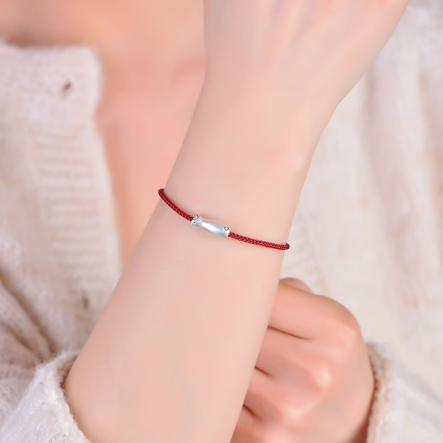 2026年马年幸运上岸锦鲤红绳手链男女本命年足银转运珠好运红手绳,淘宝优惠券,粉丝福利购,淘宝优惠卷