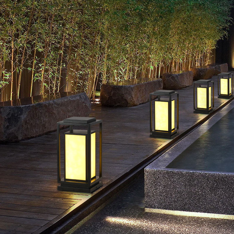 草坪灯户外防水庭院灯太阳能中式花园别墅草地灯公园小区景观灯 - 图0