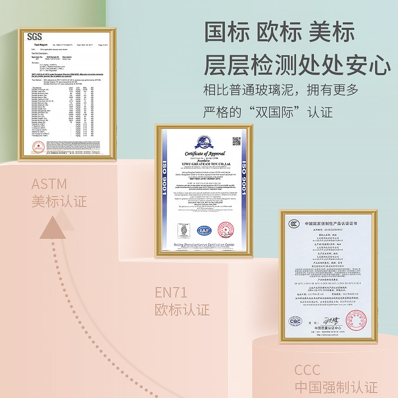 水晶泥透明安全无毒不粘手儿童玩具 吉森鸟粘土/超轻粘土