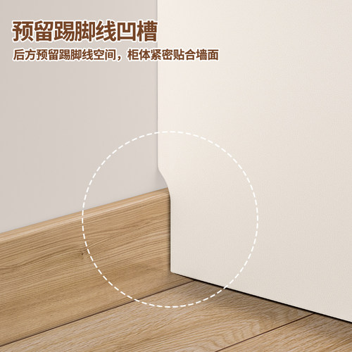 轻奢实木岩板梳妆台收纳柜卧室书桌床头柜化妆台一体简约化妆桌 - 图1
