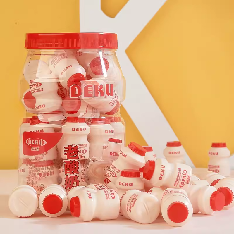 老酸奶风味奶片糖儿童罐装零食糖奶酪块独立包装整箱网红压片糖果,淘宝优惠券,粉丝福利购,淘宝优惠卷