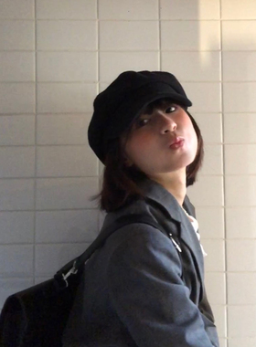 L.MOZ贝雷帽出游休闲女秋冬