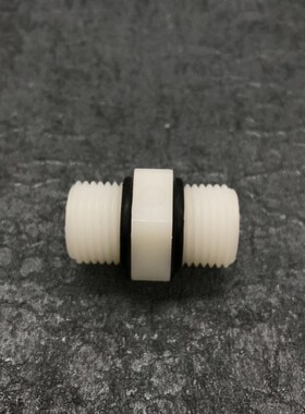 纯水净水器M44  4分外牙尼龙塑料直接头K四分对丝直通接头透明滤