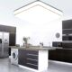 Square lamp ceiling lamp bedroom living room lamp corridor ceiling lamp