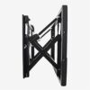 Front maintenance hydraulic bracket 65/75/86/98/100/120-inch splicing screen TV wall embedded telescopic hanger
