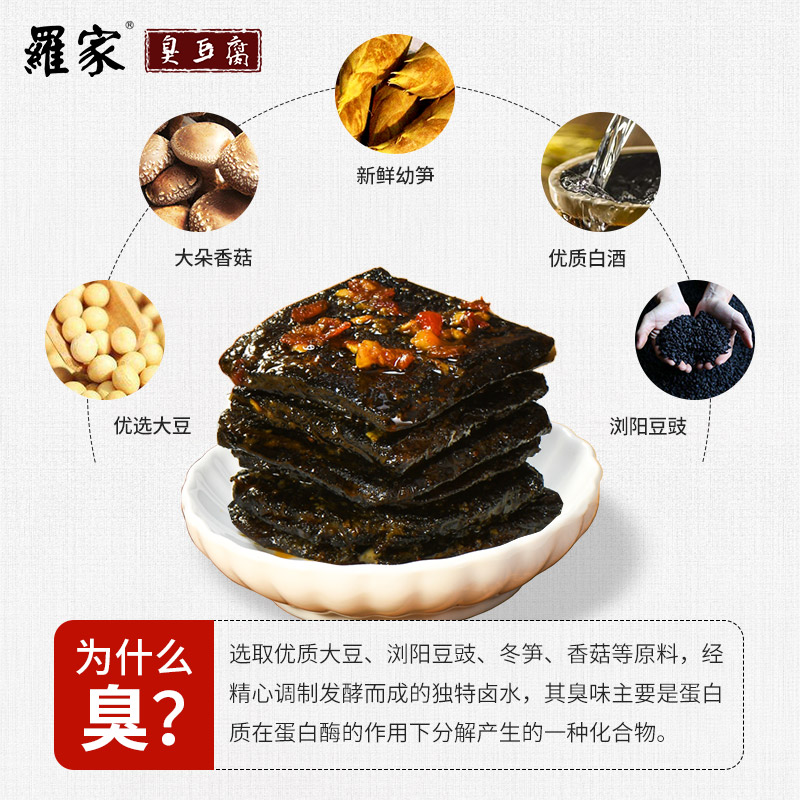 长沙臭豆腐 湖南特产油炸零食小吃休闲食品3袋100克臭干子 臭豆腐 - 图1