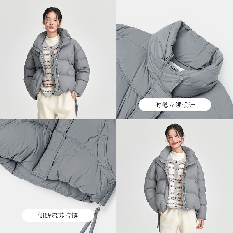 片断六防羽绒服女冬季新款立领藏肉休闲百搭0感鸭绒保暖外套,淘宝优惠券,粉丝福利购,淘宝优惠卷