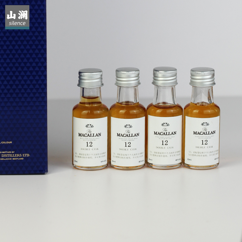 分享装MACALLAN麦卡伦威士忌12年18年雪莉桶25年蓝钻单桶蓝天双桶-图0