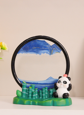 轻奢流沙画摆件创意艺术客厅装饰