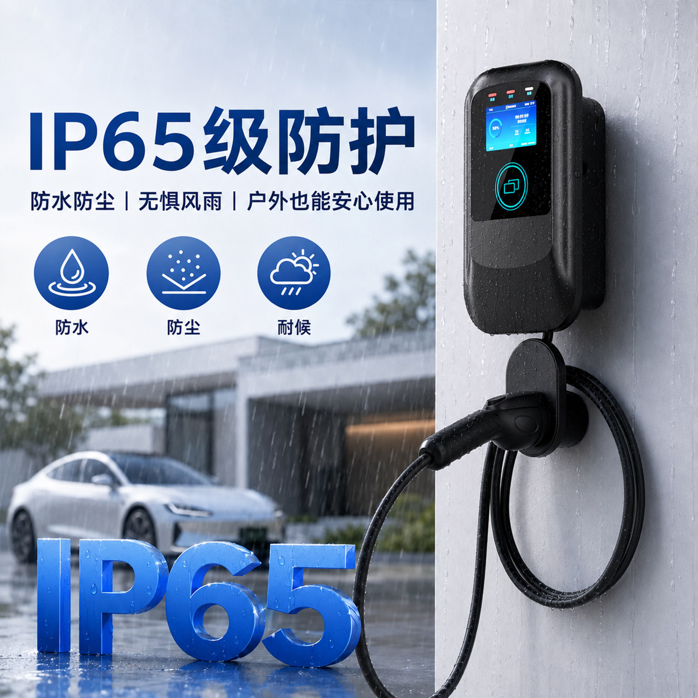 新能源电动汽车通用充电桩7KW32A家用商用适用于比亚迪特斯拉荣威