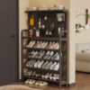 Shoe rack hole board door is strong and durable 2025 popular shoe cabinet door multi-layer small and narrow shoe storage rack behind the door