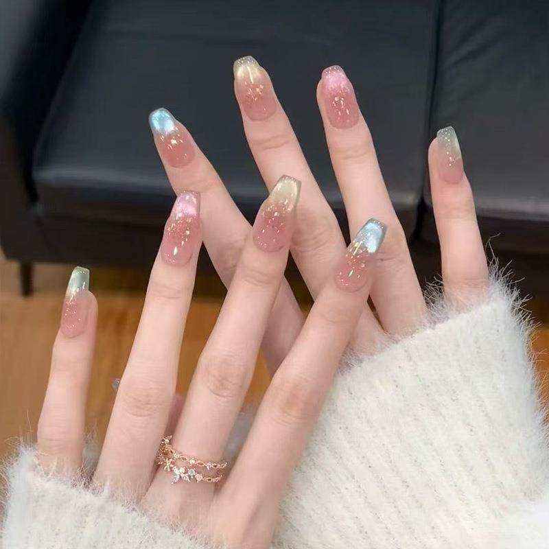 小红书爆款穿戴甲甲片高级感猫眼美甲甲片分码10片装穿戴式指甲片,淘宝优惠券,粉丝福利购,淘宝优惠卷