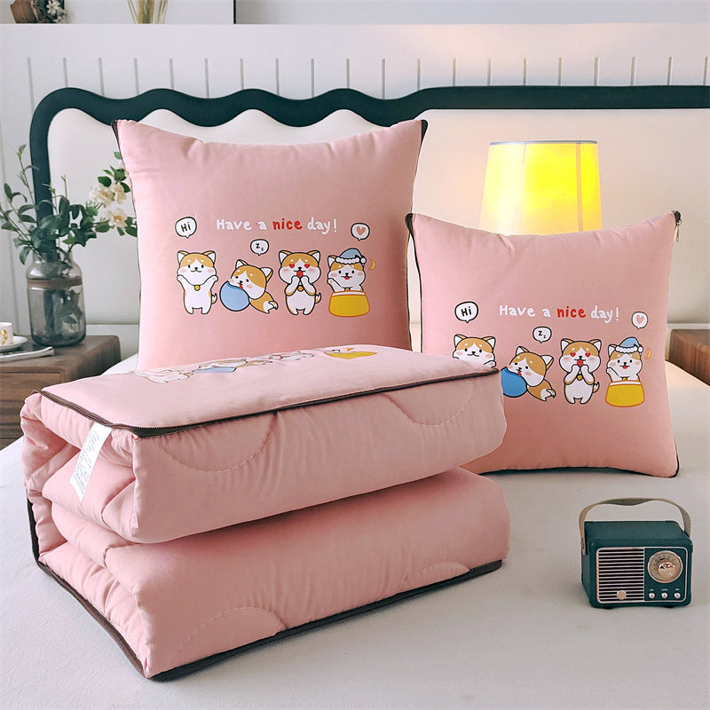 抱枕被子两用办公室汽车载加厚靠垫沙发午睡神器空调枕头被二合一,淘宝优惠券,粉丝福利购,淘宝优惠卷