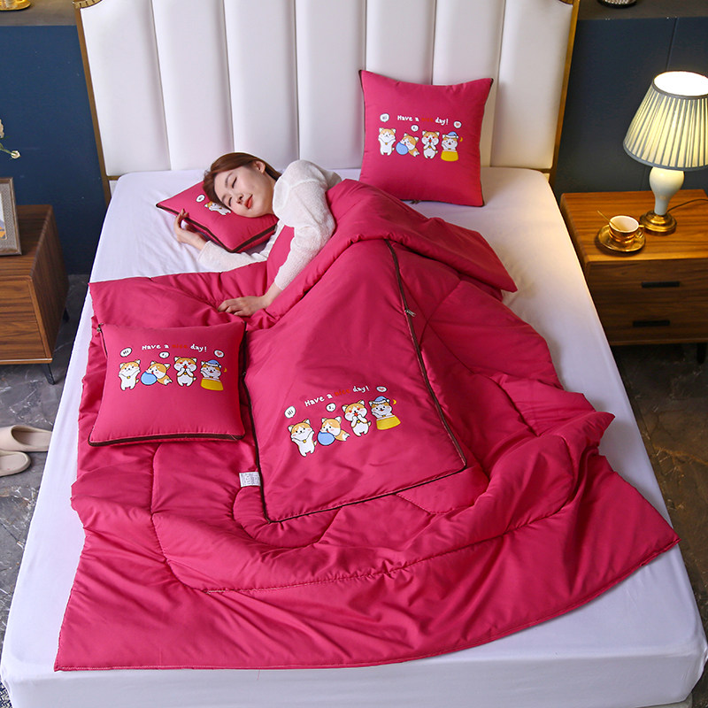 抱枕被子两用办公室汽车载加厚靠垫沙发午睡神器空调枕头被二合一,淘宝优惠券,粉丝福利购,淘宝优惠卷