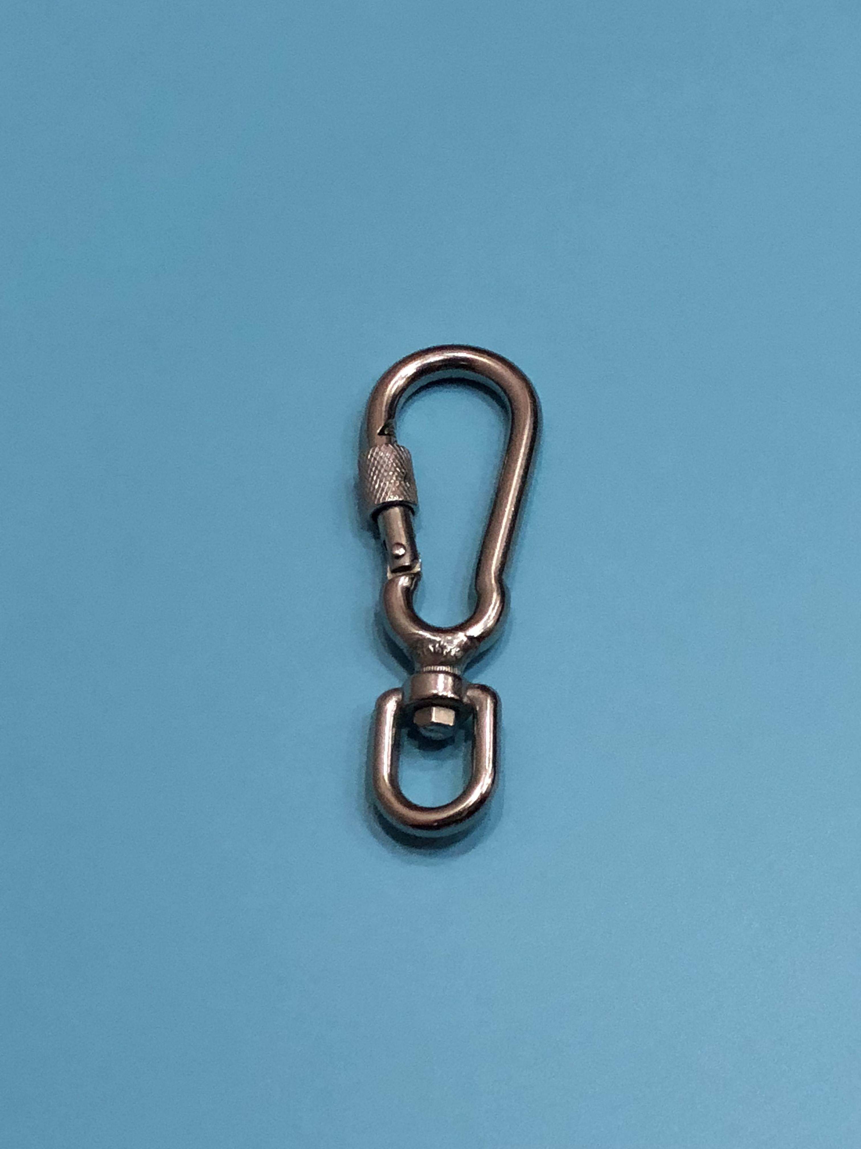 狗链子转轴万向转环挂钩活动扣配件接头锁扣卡扣旋转不锈钢连接