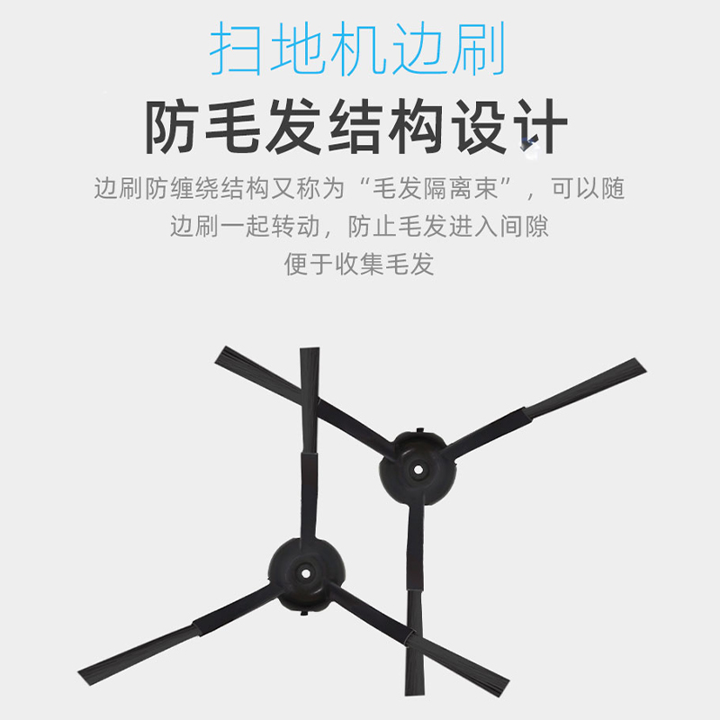 适配Lydsto智能扫地机器人配件R1主刷滚刷抹布边刷滤网海帕集尘袋-图2