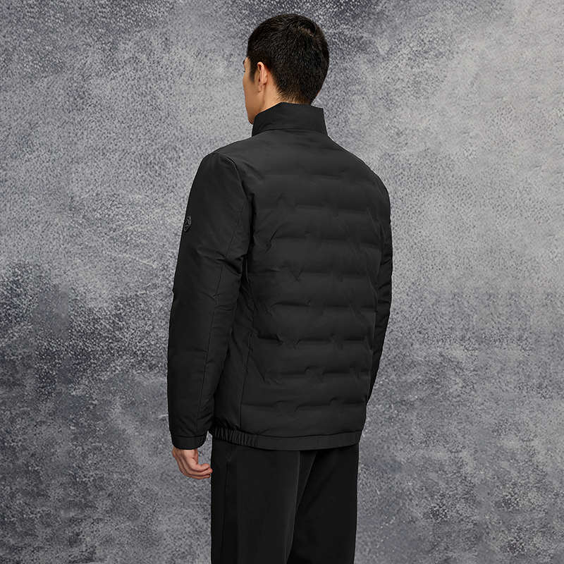 【奥莱羽绒服】海澜之家秋冬季连帽鸭绒保暖短款外套男