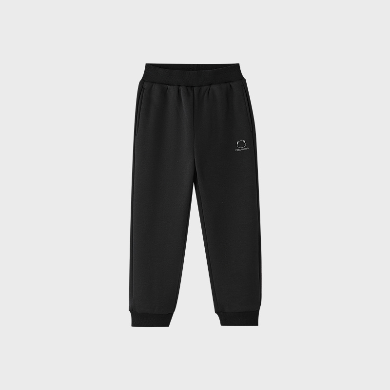 HLA/海澜之家panda wowo熊猫卫裤25秋冬新加绒保暖裤子男童装 - 图1