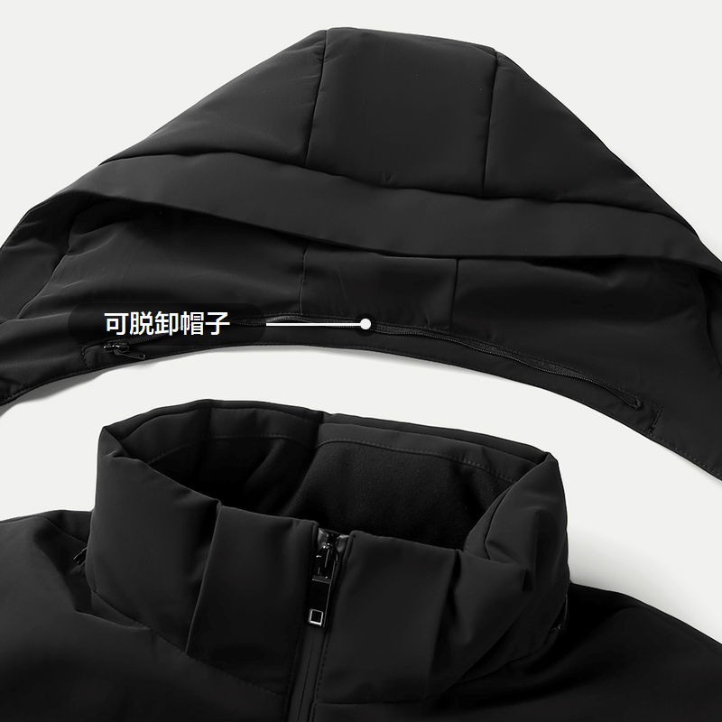 【奥莱羽绒服】海澜之家秋冬季立领加厚保暖羽男绒服防风外套男装
