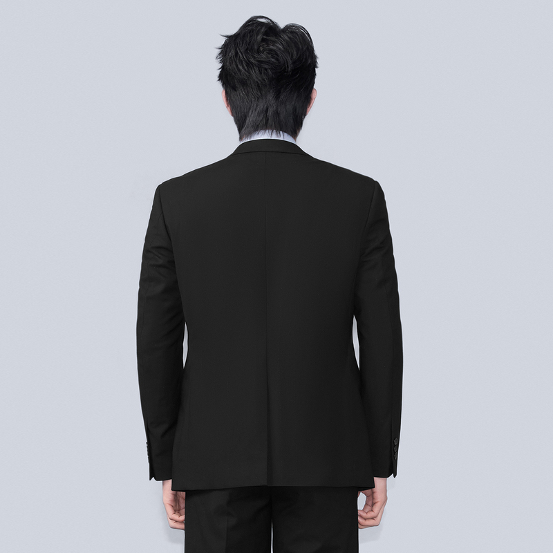 【西服套装】HLA/海澜之家弹力松紧腰礼服套装秋修身儒雅西服男