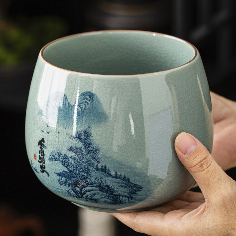 茶渣缸茶洗缸陶瓷茶叶废水缸大号桌面倒茶水盅洗茶具盆茶钵建水盂,淘宝优惠券,粉丝福利购,淘宝优惠卷