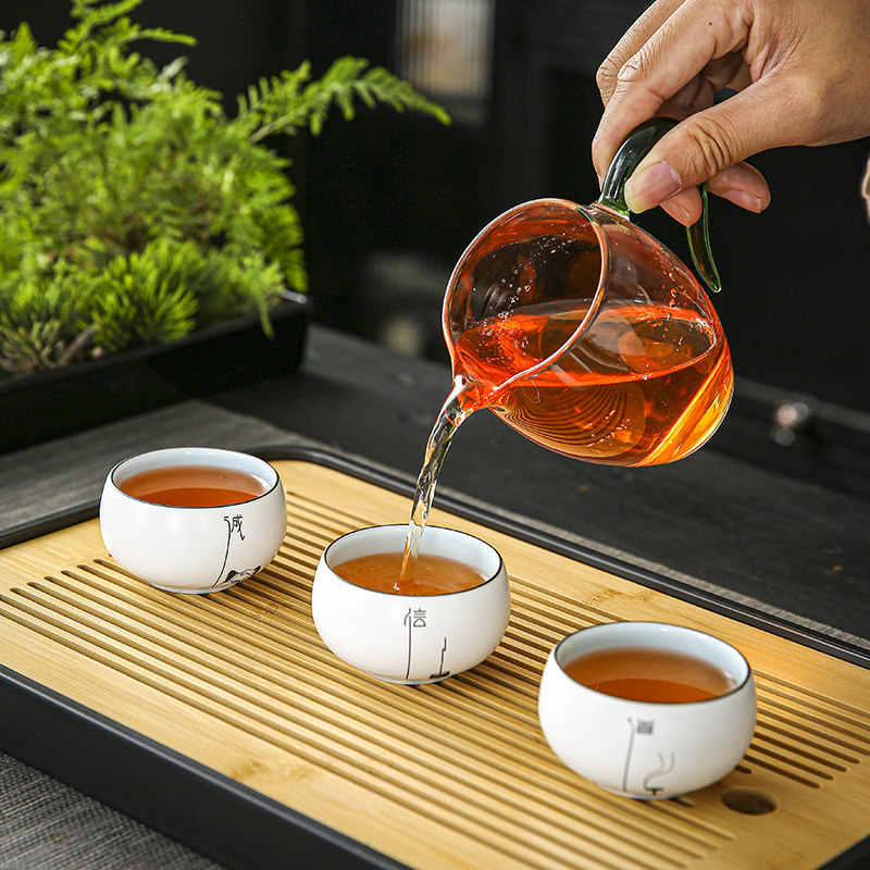 茶具套装家用大容量茶壶茶杯一套中式陶瓷泡茶器办公室会客干泡盘